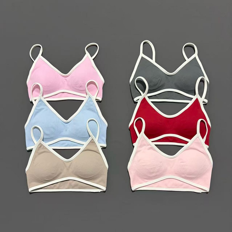 Push Up Bra Padded - حمالة صدر رياضية للنساء قابلة للتعديل،