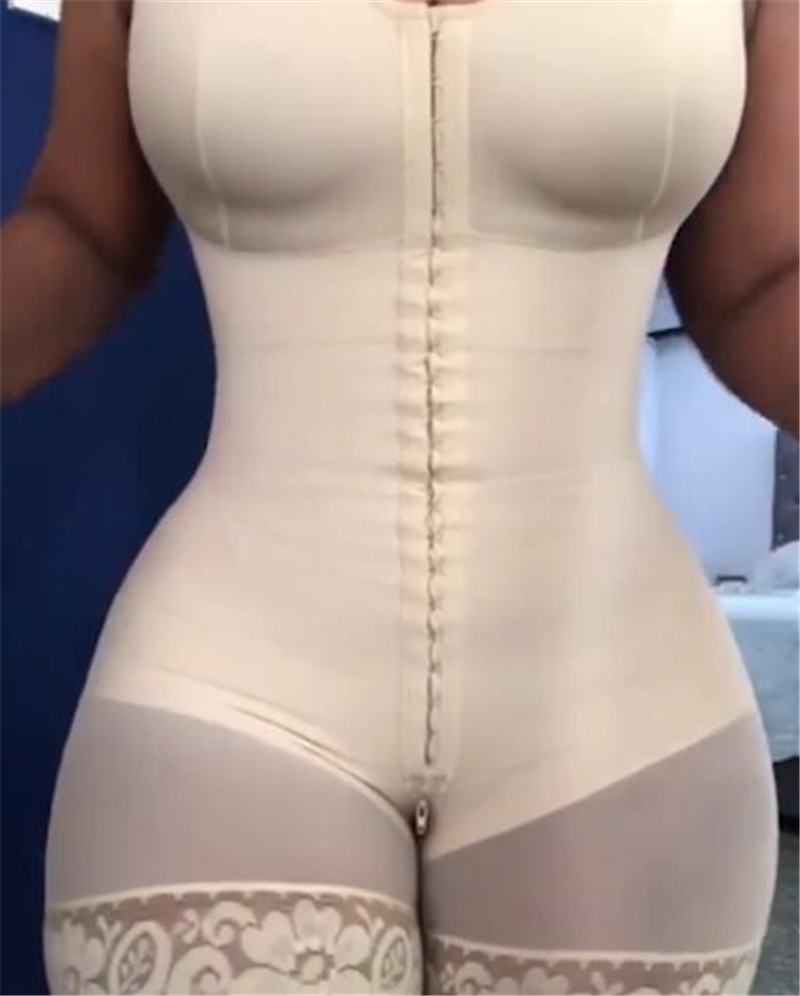 Shapewear Bodysuit Firm - Fajas ملابس داخلية عالية الضغط مع