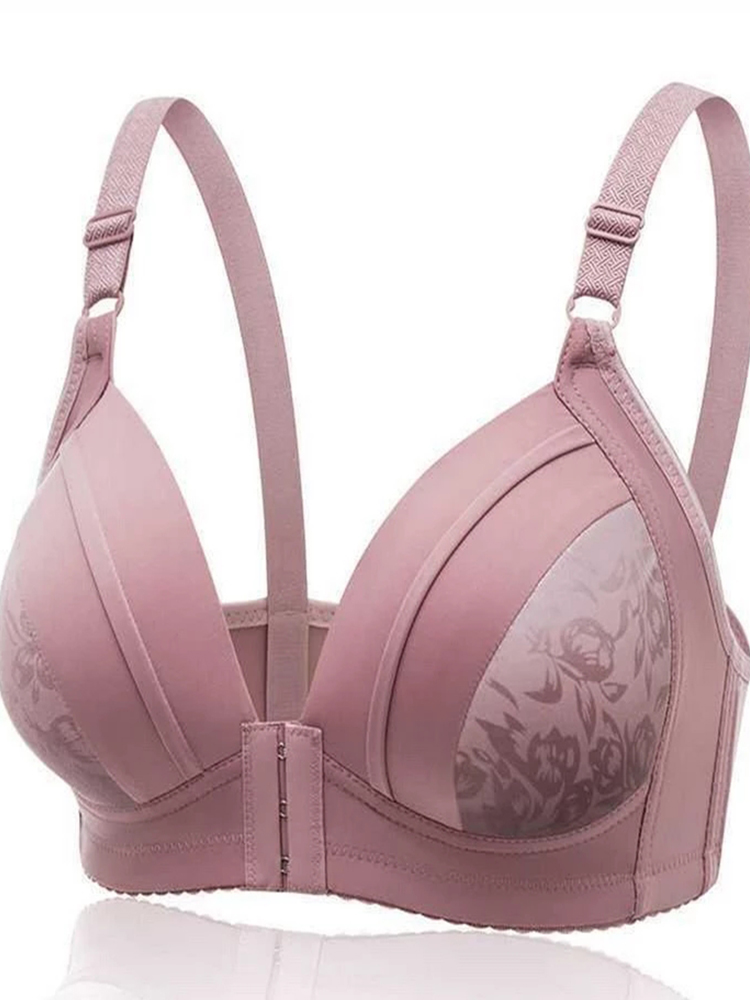 Bralette Wireless Soft - حمالة صدر نسائية بإغلاق أمامي ،